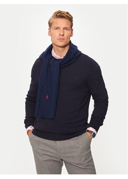 Polo Ralph Lauren Szalik 449959345002 Granatowy ze sklepu MODIVO w kategorii Szaliki męskie - zdjęcie 186030529