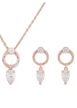 Swarovski Zestaw naszyjnik i kolczyki Mesmera 5733808 Różowe złoto ze sklepu MODIVO w kategorii Naszyjniki - zdjęcie 186030575