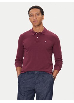 United Colors Of Benetton Polo 3089J3204 Fioletowy Regular Fit ze sklepu MODIVO w kategorii T-shirty męskie - zdjęcie 186030587