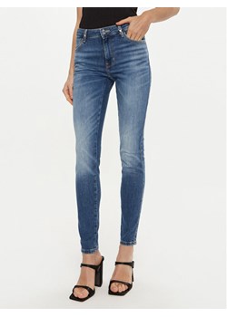 Guess Jeansy W4BAJ3 D592C Niebieski Skinny Fit ze sklepu MODIVO w kategorii Jeansy damskie - zdjęcie 186030656