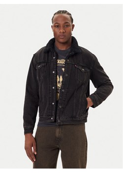 Levi's® Kurtka jeansowa Type III Sherpa 16365-0291 Czarny Regular Fit ze sklepu MODIVO w kategorii Kurtki męskie - zdjęcie 186030687