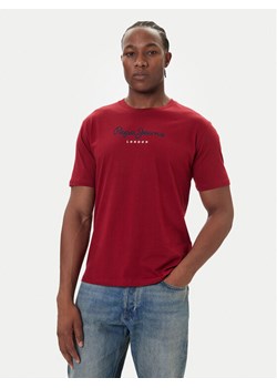 Pepe Jeans T-Shirt Eggo N PM509979 Czerwony Regular Fit ze sklepu MODIVO w kategorii T-shirty męskie - zdjęcie 186030718
