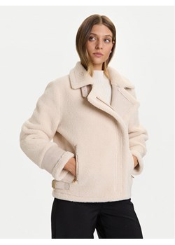 Rinascimento Kożuch CFC0122207003 Écru Regular Fit - id: 0000305840646 - marki Rinascimento - 186030947 Rinascimento Kożuch CFC0122207003 Écru Regular Fit ze sklepu MODIVO w kategorii Kożuchy - zdjęcie 186030947