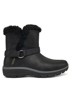 Skechers Botki Easy Going 168045/BLK Czarny ze sklepu MODIVO w kategorii Botki - zdjęcie 186030955