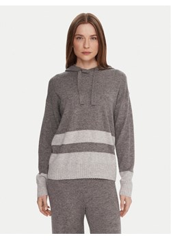 United Colors Of Benetton Sweter 102HE203V Szary Boxy Fit ze sklepu MODIVO w kategorii Swetry damskie - zdjęcie 186031035