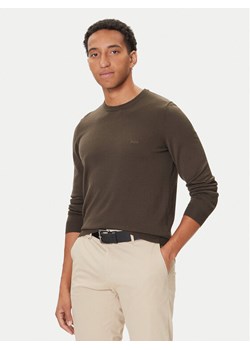 BOSS Sweter Botto-L 50476364 Zielony Regular Fit ze sklepu MODIVO w kategorii Swetry męskie - zdjęcie 186031109