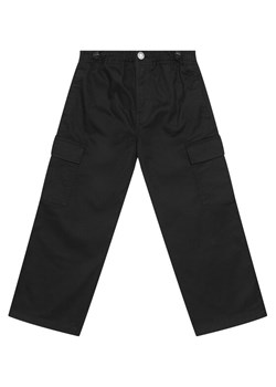 United Colors Of Benetton Spodnie materiałowe 4XZXCF04I Czarny Loose Fit ze sklepu MODIVO w kategorii Spodnie chłopięce - zdjęcie 186031156