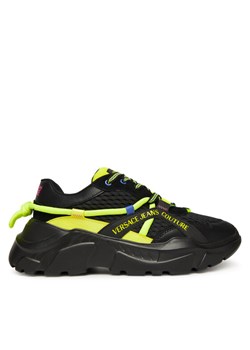 Versace Jeans Couture Sneakersy Fondo Speedtrack 79YA3SC3 Czarny ze sklepu MODIVO w kategorii Buty sportowe męskie - zdjęcie 186031189