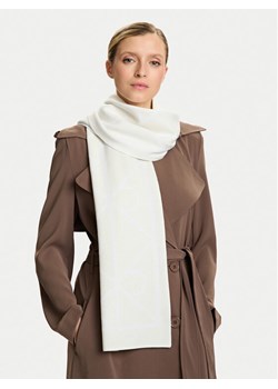 Calvin Klein Szalik Emblem Aop Jcq Fine Rib Scarf LV04D8051G Beżowy ze sklepu MODIVO w kategorii Szaliki męskie - zdjęcie 186031207