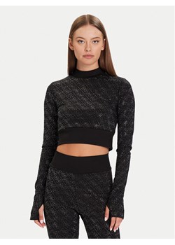 Guess Bluzka W5BP48 K7182 Czarny Slim Fit ze sklepu MODIVO w kategorii Bluzki damskie - zdjęcie 186031329