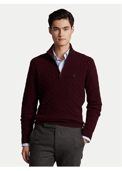 Polo Ralph Lauren Sweter 710876766007 Bordowy Regular Fit ze sklepu MODIVO w kategorii Swetry męskie - zdjęcie 186031436