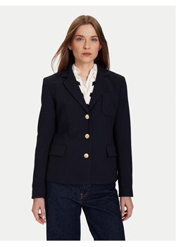 Tommy Hilfiger Marynarka WW0WW46660 Granatowy Slim Fit ze sklepu MODIVO w kategorii Marynarki damskie - zdjęcie 186031487