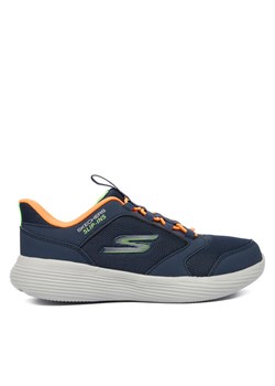 Skechers Sneakersy Go Run 400 V2 403899L NVOR Granatowy ze sklepu MODIVO w kategorii Buty sportowe dziecięce - zdjęcie 186031546