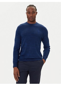 Calvin Klein Sweter LV04LB305G Granatowy Regular Fit ze sklepu MODIVO w kategorii Swetry męskie - zdjęcie 186031568