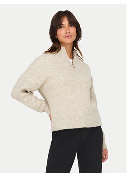 ONLY Sweter Tokyo 15317865 Beżowy Standard Fit ze sklepu MODIVO w kategorii Swetry damskie - zdjęcie 186031596
