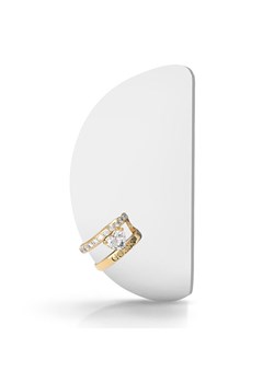 Guess Nausznica JUBE04 660JW Złoty ze sklepu MODIVO w kategorii Kolczyki - zdjęcie 186031627