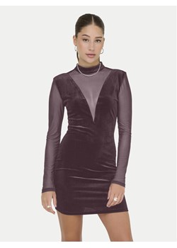 ONLY Sukienka koktajlowa Smooth 15360667 Fioletowy Slim Fit ze sklepu MODIVO w kategorii Sukienki - zdjęcie 186031778