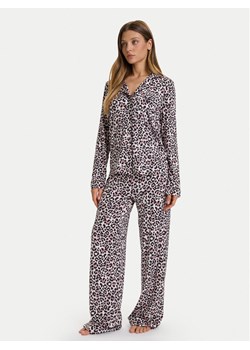 Guess Piżama O5RX08 KCIN2 Brązowy Regular Fit ze sklepu MODIVO w kategorii Piżamy damskie - zdjęcie 186031889