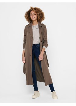 ONLY Trencz 15217799 Brązowy Relaxed Fit ze sklepu MODIVO w kategorii Płaszcze damskie - zdjęcie 186032018