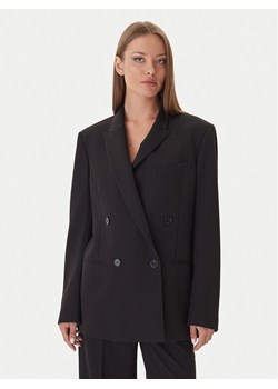 Patrizia Pepe Marynarka 2S1543 A498 Czarny Regular Fit ze sklepu MODIVO w kategorii Marynarki damskie - zdjęcie 186032097