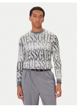 Guess Sweter M5BR24 Z0500 Szary Regular Fit ze sklepu MODIVO w kategorii Swetry męskie - zdjęcie 186032136