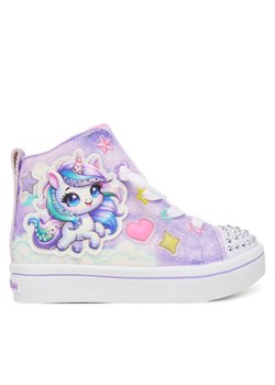 Skechers Sneakersy Twi-Lites 2.0 314378N LVMT Fioletowy ze sklepu MODIVO w kategorii Buty sportowe dziecięce - zdjęcie 186032298