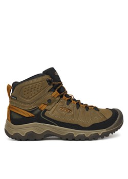 Keen Trekkingi Targhee IV Mid Wp 1030688 Zielony ze sklepu MODIVO w kategorii Buty trekkingowe męskie - zdjęcie 186032337
