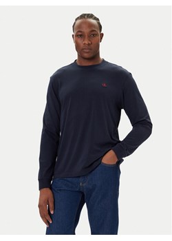 Calvin Klein Jeans Longsleeve Easy LV04RD247G Granatowy Regular Fit ze sklepu MODIVO w kategorii T-shirty męskie - zdjęcie 186032429