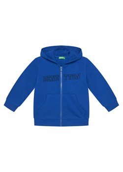 United Colors Of Benetton Bluza 3J68G503V Niebieski Regular Fit ze sklepu MODIVO w kategorii Bluzy chłopięce - zdjęcie 186032437