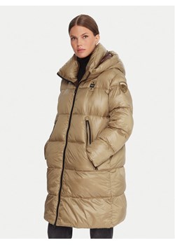 Blauer Płaszcz zimowy 25WBLDK02192 Brązowy Regular Fit ze sklepu MODIVO w kategorii Płaszcze damskie - zdjęcie 186032457