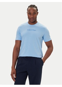 Calvin Klein T-Shirt Logo 30s LV04LD230G Błękitny Relaxed Fit ze sklepu MODIVO w kategorii T-shirty męskie - zdjęcie 186032487