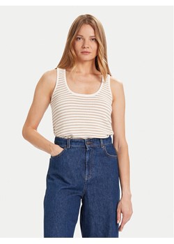 Morgan Top 252-MCAMI Beżowy Regular Fit ze sklepu MODIVO w kategorii Bluzki damskie - zdjęcie 186032675