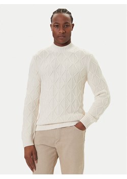 JOOP! Jeans Sweter 15 JJK-18Floriano 30047403 Écru Modern Fit ze sklepu MODIVO w kategorii Swetry męskie - zdjęcie 186032685