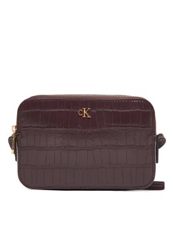 Calvin Klein Torebka LV04F3285G Bordowy ze sklepu MODIVO w kategorii Listonoszki - zdjęcie 186032705