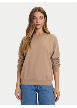 Calvin Klein Jeans Bluza Archive LV047B236G Brązowy Relaxed Fit ze sklepu MODIVO w kategorii Bluzy damskie - zdjęcie 186032825