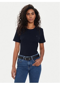 Tommy Hilfiger T-Shirt New Cody WW0WW40587 Niebieski Slim Fit ze sklepu MODIVO w kategorii Bluzki damskie - zdjęcie 186032875