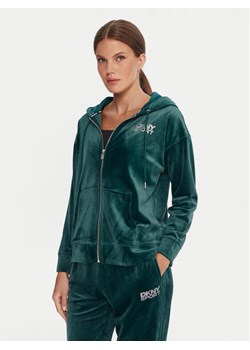 DKNY Sport Bluza DP5J9634 Zielony Regular Fit ze sklepu MODIVO w kategorii Bluzy damskie - zdjęcie 186033017