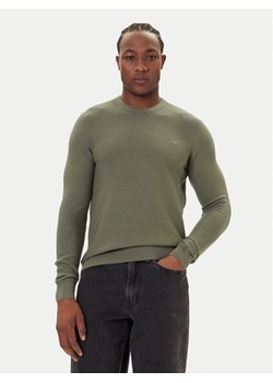 Mustang Sweter Elliot 1016844 Zielony Regular Fit ze sklepu MODIVO w kategorii Swetry męskie - zdjęcie 186033098