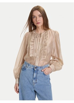 ViCOLO Bluzka TF0256 Beżowy Regular Fit ze sklepu MODIVO w kategorii Bluzki damskie - zdjęcie 186033107