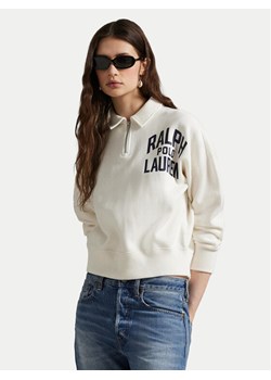 Polo Ralph Lauren Bluza 211971753002 Biały Relaxed Fit ze sklepu MODIVO w kategorii Bluzy damskie - zdjęcie 186033125