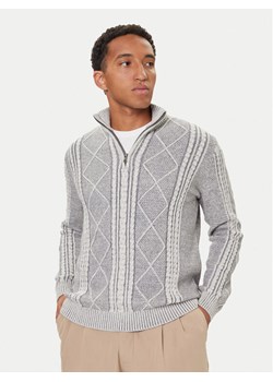 Guess Sweter M5BR44 Z2ZK2 Szary Regular Fit ze sklepu MODIVO w kategorii Swetry męskie - zdjęcie 186033297