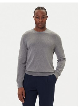 Calvin Klein Sweter LV040BM343 Szary Regular Fit ze sklepu MODIVO w kategorii Swetry męskie - zdjęcie 186033358