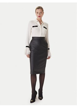 Elisabetta Franchi Koszula CA-131- 57E2-V390 Écru Regular Fit ze sklepu MODIVO w kategorii Koszule damskie - zdjęcie 186033376