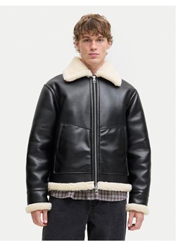 Jack & Jones Kurtka z imitacji skóry Liverpool 12282948 Czarny Regular Fit ze sklepu MODIVO w kategorii Kurtki męskie - zdjęcie 186033386