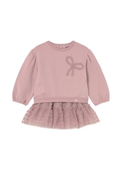 Mayoral Komplet bluza i spódniczka 2923 Różowy Regular Fit ze sklepu MODIVO w kategorii Komplety niemowlęce - zdjęcie 186033416
