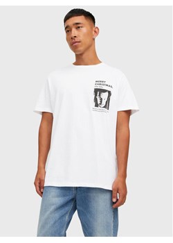 Jack & Jones T-Shirt Home 12222006 Biały Regular Fit ze sklepu MODIVO w kategorii T-shirty męskie - zdjęcie 186033438