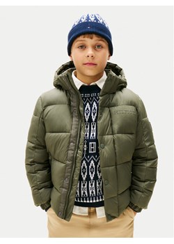 Tommy Hilfiger Kurtka zimowa KB0KB10093 S Zielony Regular Fit ze sklepu MODIVO w kategorii Kurtki chłopięce - zdjęcie 186033457