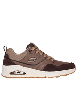 Buty męskie Skechers Uno Retro One 183020BRN - brązowe ze sklepu streetstyle24.pl w kategorii Buty sportowe męskie - zdjęcie 186056625