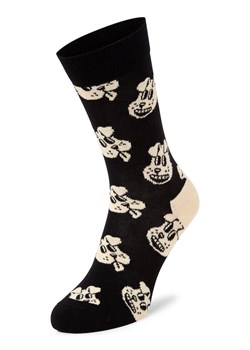 Happy Socks Skarpety Mężczyźni Bawełna czarny wzorzysty ze sklepu vangraaf w kategorii Skarpetki męskie - zdjęcie 186057955