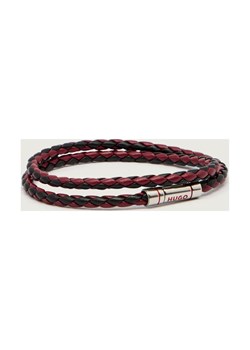 HUGO Skórzana bransoleta E-DOUBLEBRAID2-BRA ze sklepu Gomez Fashion Store w kategorii Bransolety - zdjęcie 186058245